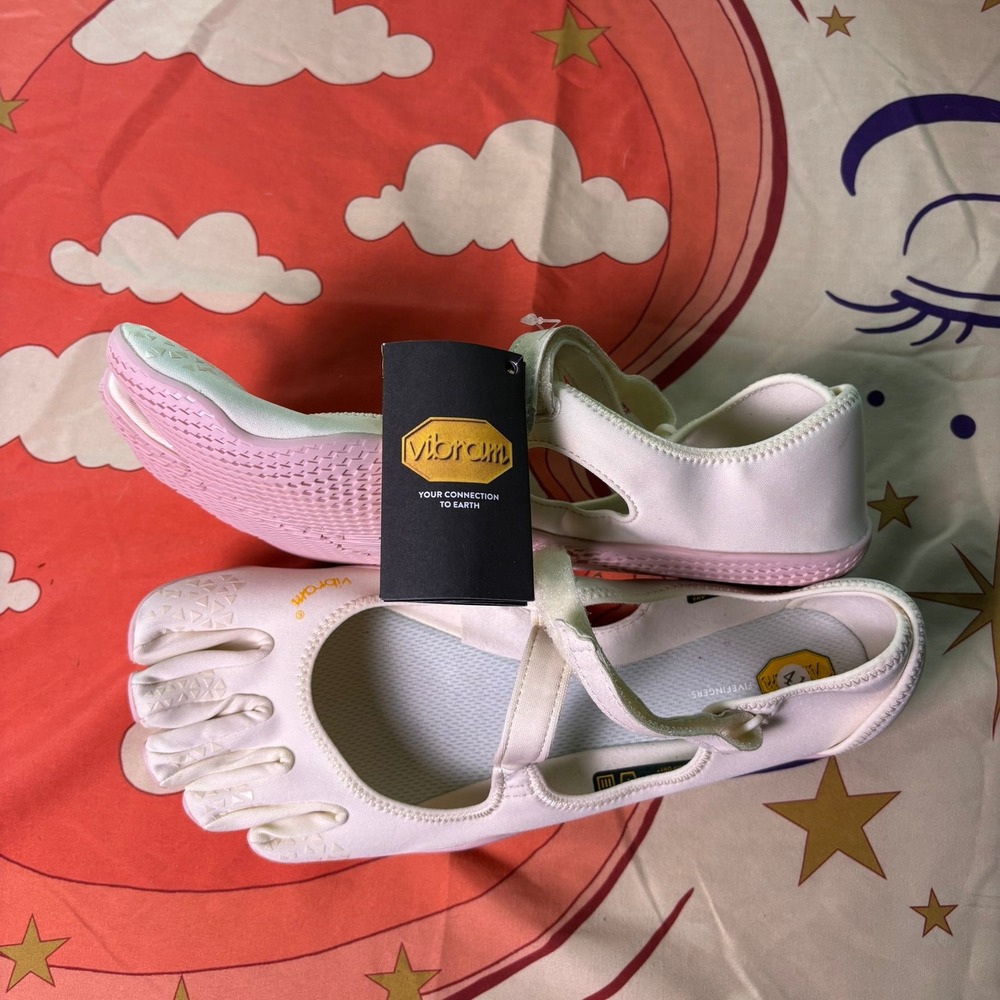 Vibram FiveFingers VI-B Pink White Barefoot Shoes 2Gorpcore EU 41 US 8.5-9 NWT